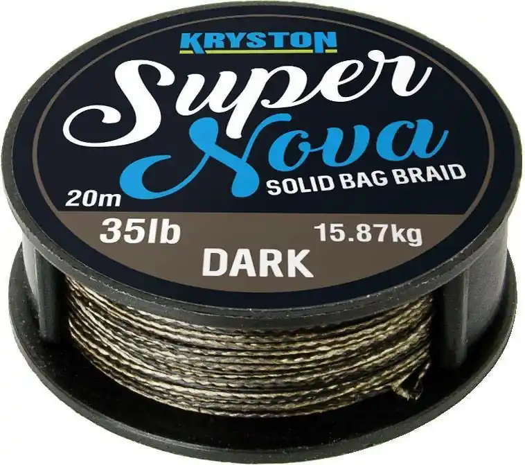 Kryston pletené šňůrky - Super Nova solid braid černý 15lb 20m Značkový
