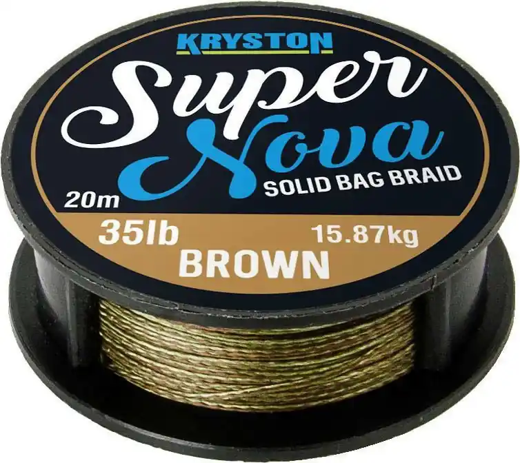 Kryston pletené šňůrky - Super Nova solid braid pískový 15lb 20m Výprodej