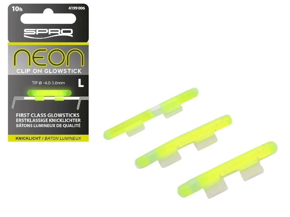 Akční Cena SPRO Neon Clip On Glow Stick Green