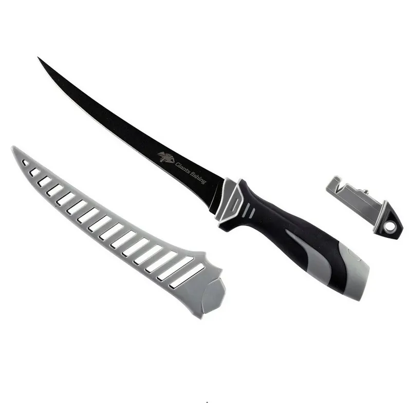 GIANTS FISHING Filetovací nůž 7 Fillet knife with sharpener ( Easy clean sheath ) Jen Po Omezenou Doba