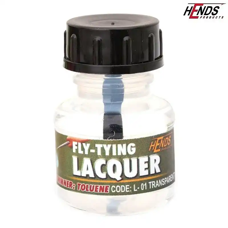 Pouze Dnes HENDS Lak FLY TYING LACQUER - ČIRÝ