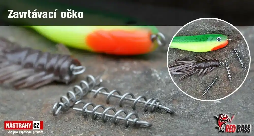 Nejlepší Cena REDBASS Zavrtávací očko do gumových nástrah