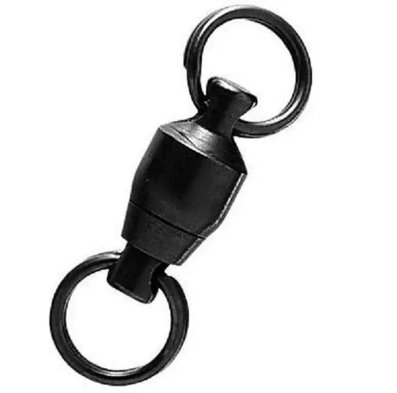 Speciální Cena Hell-Cat Obratlík s ložiskem Swivel Bearing Black 100lb/60kg (3ks)