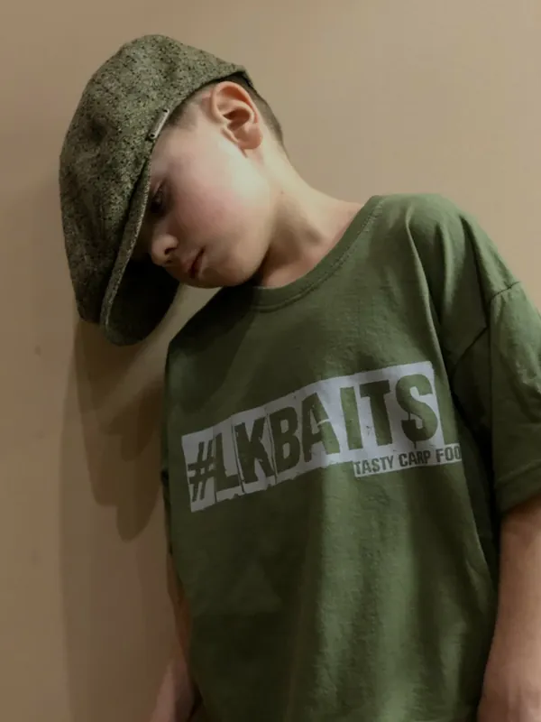 Akce LK Baits Triko dětské potisk světle zelené 140