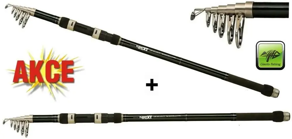 GIANTS FISHING Prut Fluent Tele Carp 3,40m 60-120g AKCE 1+1! Výprodej