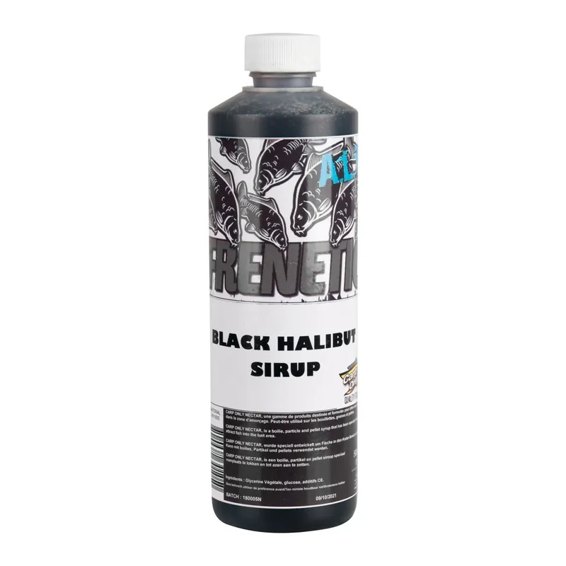 CARP ONLY Sirup Frenetic A.L.T. Black Halibut 500ml Pouze Dnes