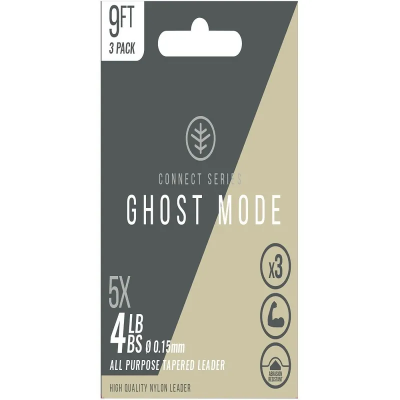 WYCHWOOD Ujímaný návazec Ghost Mode Tapers 3X 9ft 6lb Sleva