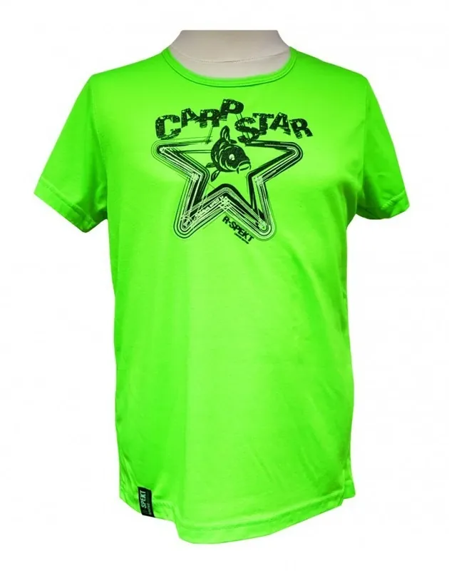 Nová Kolekce Dětské tričko R-SPEKT CARP STAR fluo green