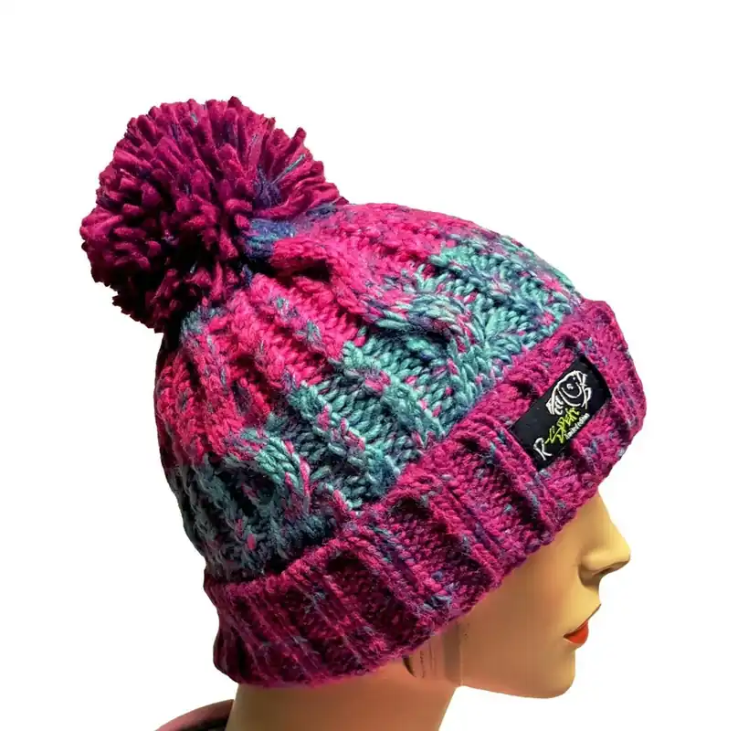 Ověřený Kulich R-SPEKT MAXI PomPom beanie modrovínový
