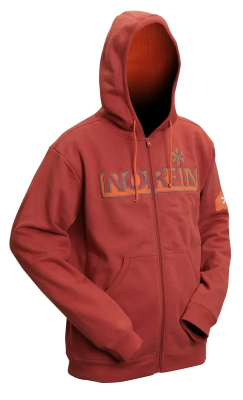 Vrácení Zdarma NORFIN Mikina Hoody terracota/červená