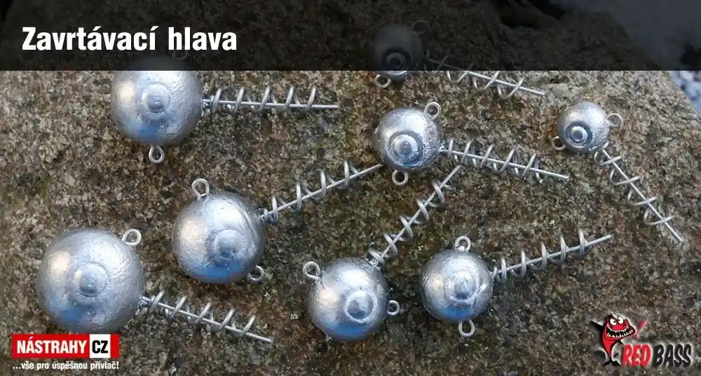 REDBASS Zavrtávací hlava do gumových nástrah Cenový Hit