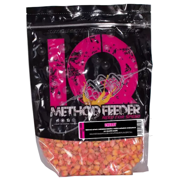 LK Baits IQ Method Feeder Corn 1kg Cherry Super Cena