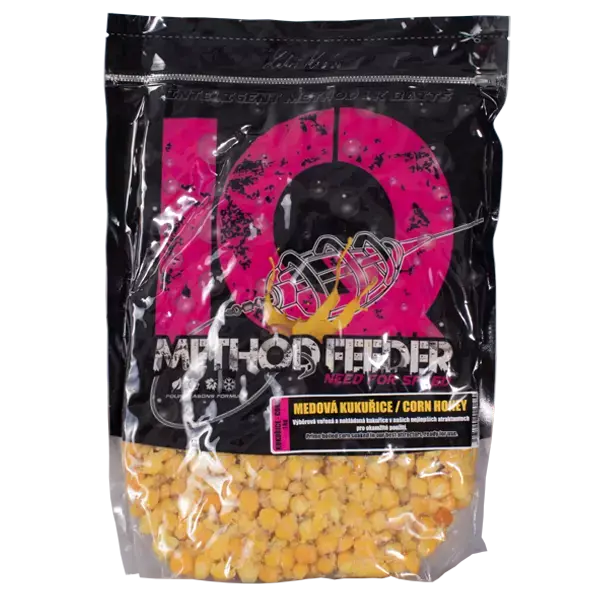 LK Baits IQ Method Feeder Corn 1kg Corn Honey Speciální Cena