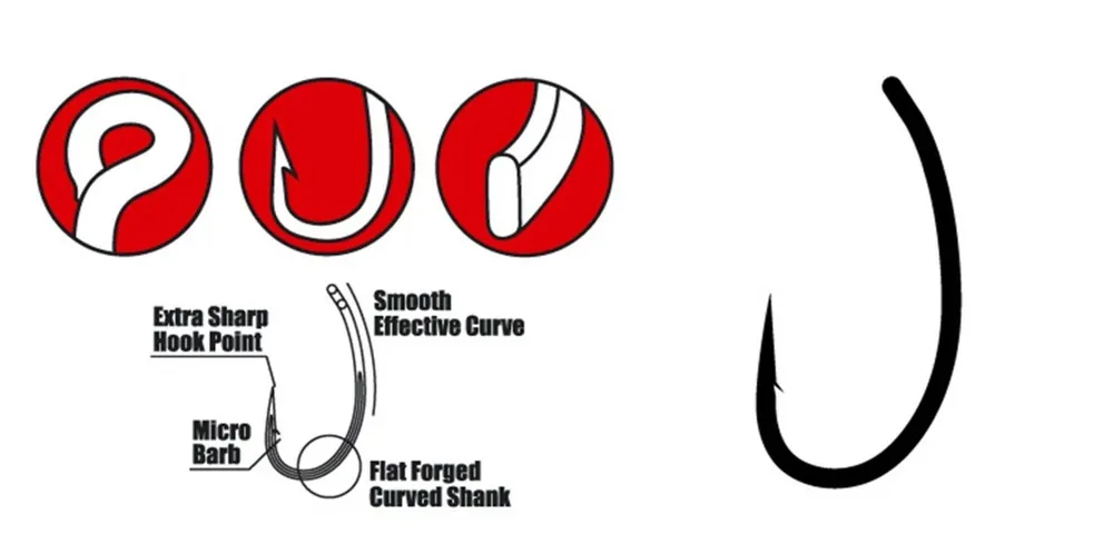 GAMAKATSU Háček G-CARP Hump Back Grey Hit Sezóny