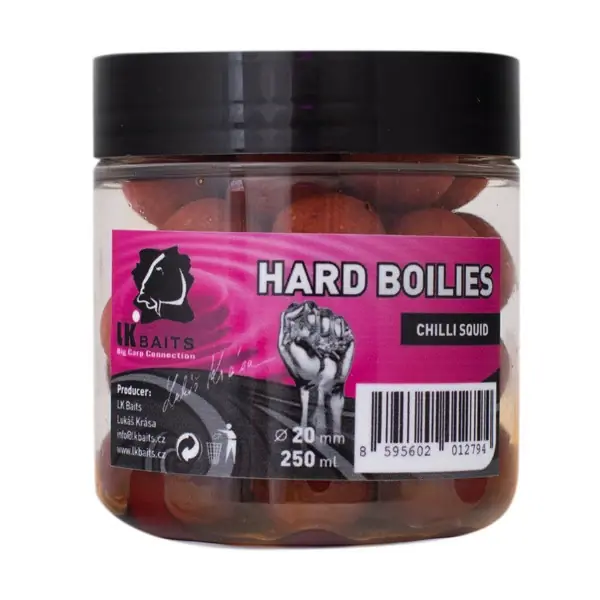 Nakupujte Hned LK Baits HARD Boilies Chilli Squid