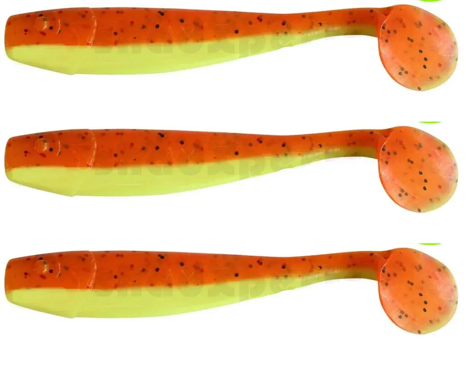 Relax King Shad 11cm fluogelb orange-silber 3 Stück Víkendová Akce