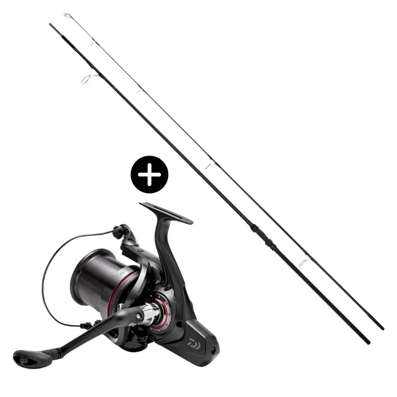 Daiwa Luxus Karpfen Set Infinity X45 Carp 13ft 3,75lbs + Whisker 45 SCW QD-DT Vrácení Zdarma