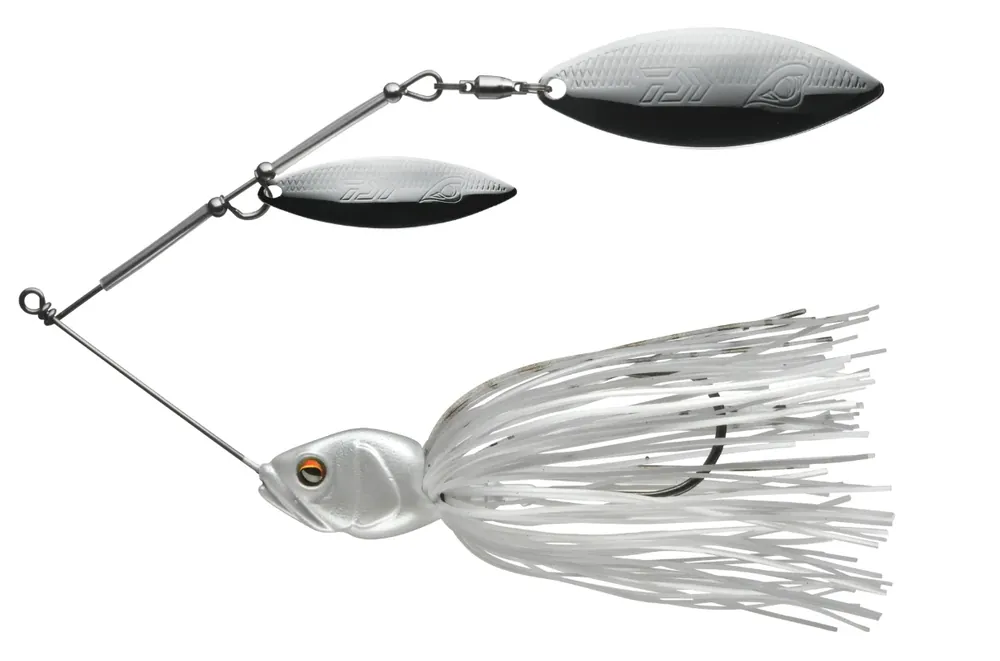 Cenový Hit Daiwa Prorex Tandem Spinnerbait Double Blade Pearl Silver 23g