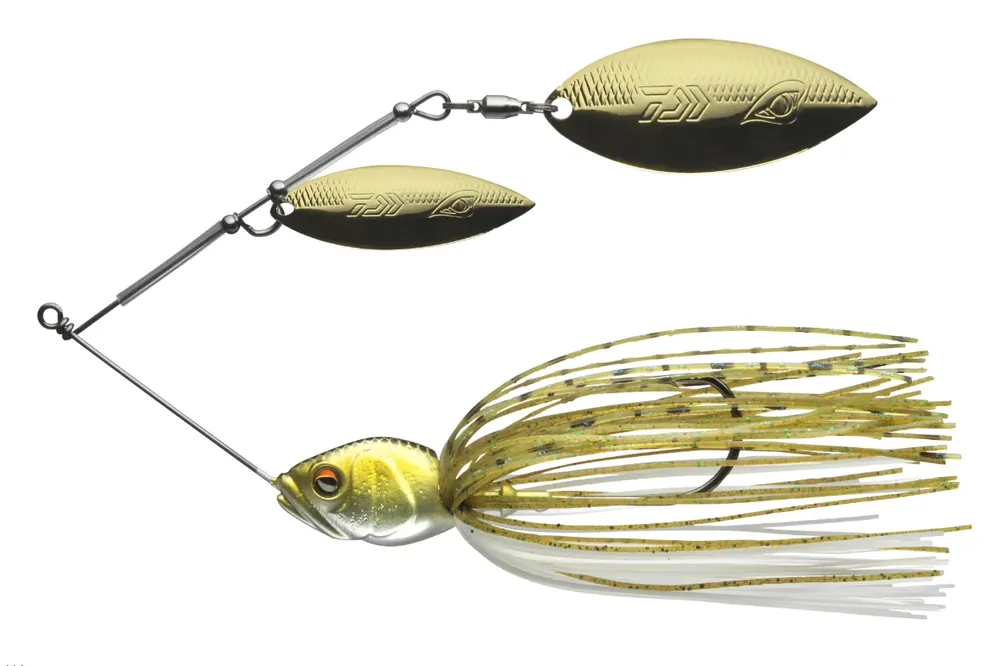 Super Cena Daiwa Prorex Tandem Spinnerbait Double Blade Dirty Roach Gold 23g