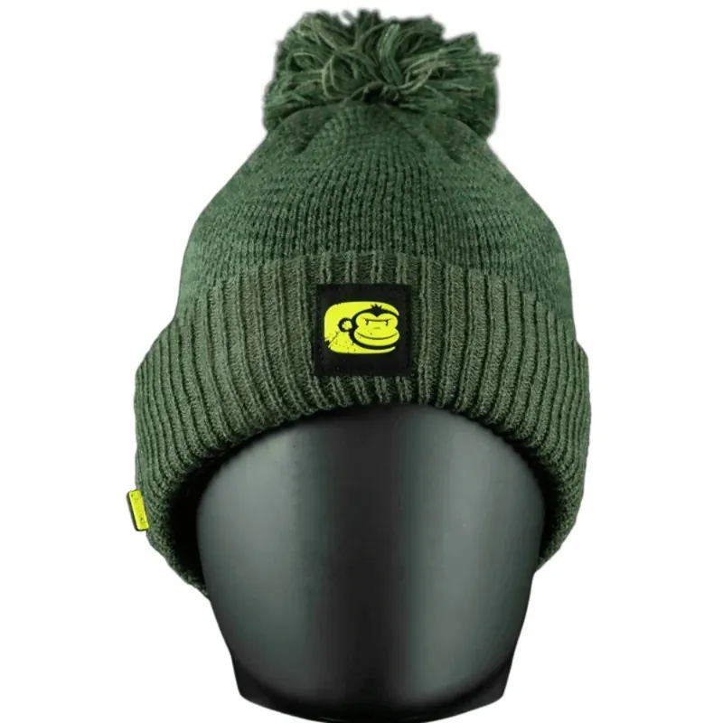 Horká Nabídka Ridge Monkey APEarel ThermaPro Waterproof Bobble Hat Green