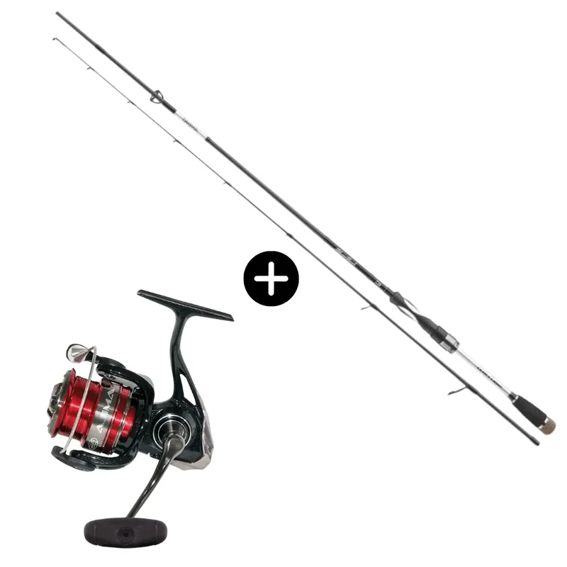 Super Cena Daiwa Spinnfischen Set Silver Creek UL Spin 205cm 3-14g + WFT Ajima 2000 Forelle Barsch