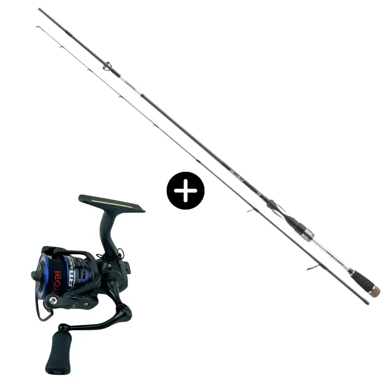Nejlepší Volba Daiwa Spinnfischen Set Silver Creek Spin 205cm 5-21g + Ryobi Slam UL HS 2000 Forelle Barsch