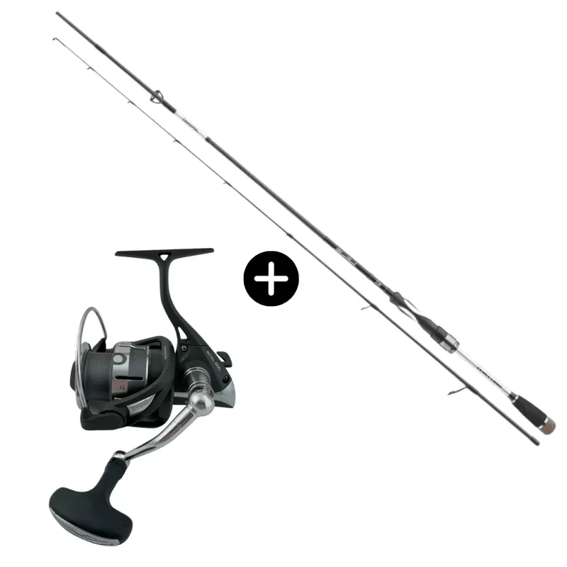 Časově Omezené Daiwa Spinnfischen Set Silver Creek UL Fast Spoon 210cm 1-6g + Ryobi Zauber GT 1000 Forelle Barsch