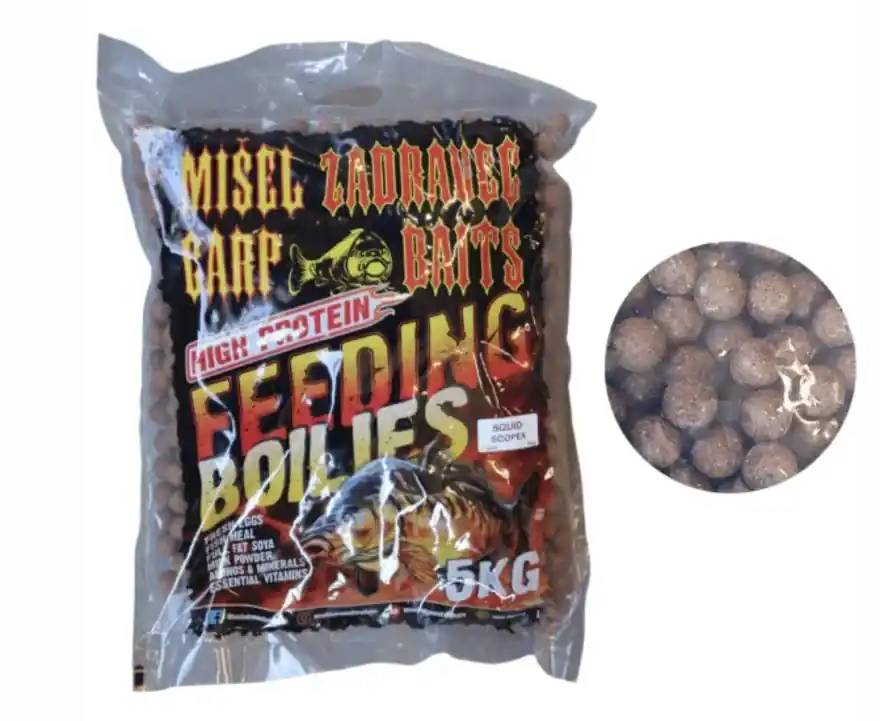 Zadravec Baits High Protein Feeding Boilies Squid Scopex 24mm 5kg Expresní Doručení