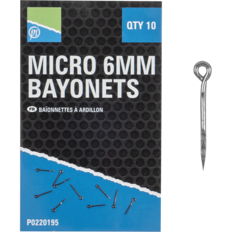 Preston Micro 6MM Bayonets Nová Kolekce