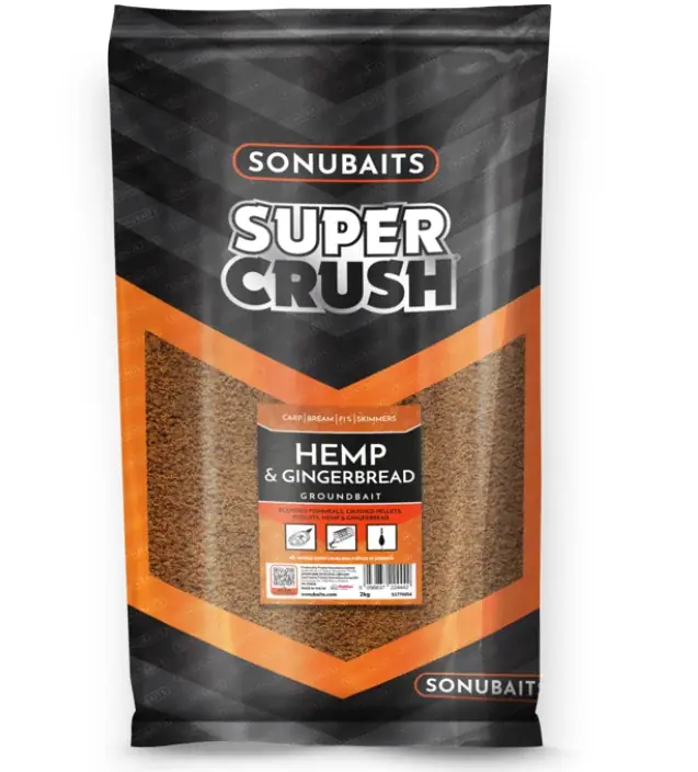 Sonubaits Supecrush Hemp&Gingerbread 2kg Nejprodávanější