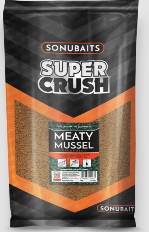 Sonubaits Supercrush Meaty Mussel Mix 2kg Nejprodávanější