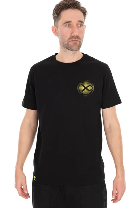 Koupit Online Fox Matrix Large Fade Logo T-Shirt Black/Lime L