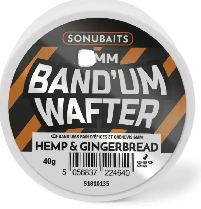 Sonubaits Band´um Wafter Hemp&Gingerbread 8mm 40g Ověřený