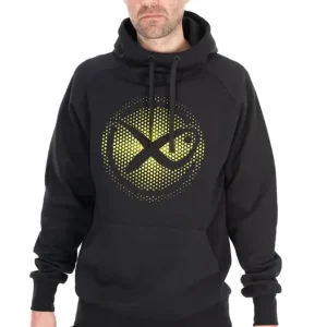 Fox Matrix Large Fade Logo Hoody Black/Lime L Originální
