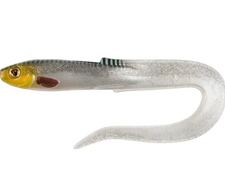 Víkendová Akce Fox Rage Slick Eel 28cm UV Silver Halo