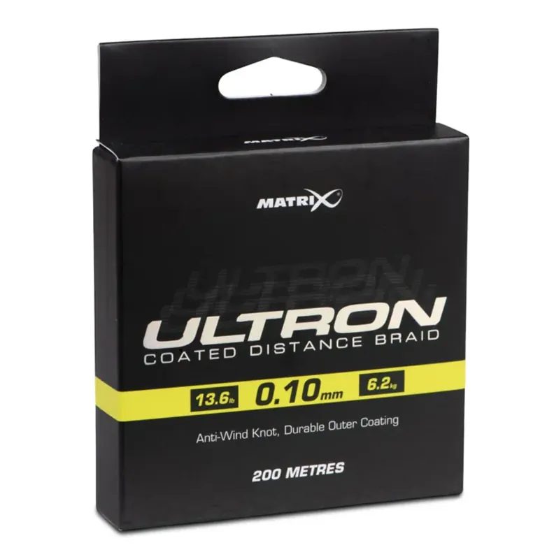 Víkendová Akce Fox Matrix Ultron Coated Braid 0,10mm 6,2kg 200m