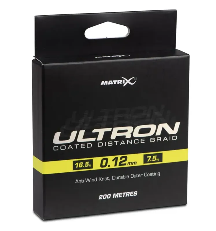 Expresní Doručení Fox Matrix Ultron Coated Braid 0,12mm 7,5kg 200m