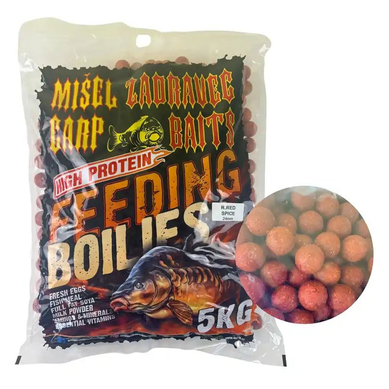Zadravec Baits High Protein Boilies Red Spice 24mm 5kg Cenově Výhodný