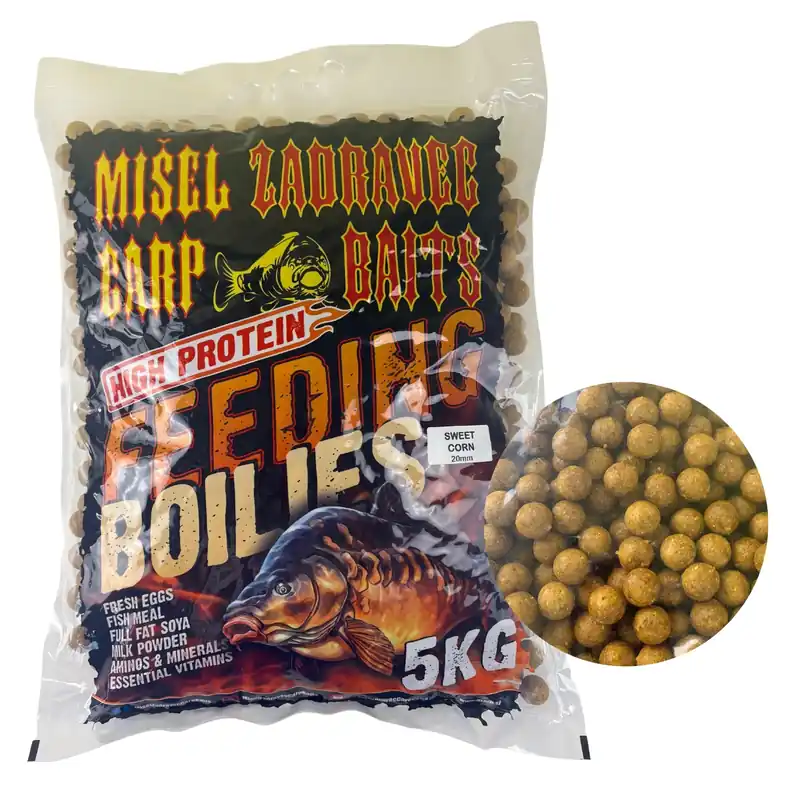 Zadravec Baits High Protein Boilies Sweet Corn 20mm 5kg Akční Cena