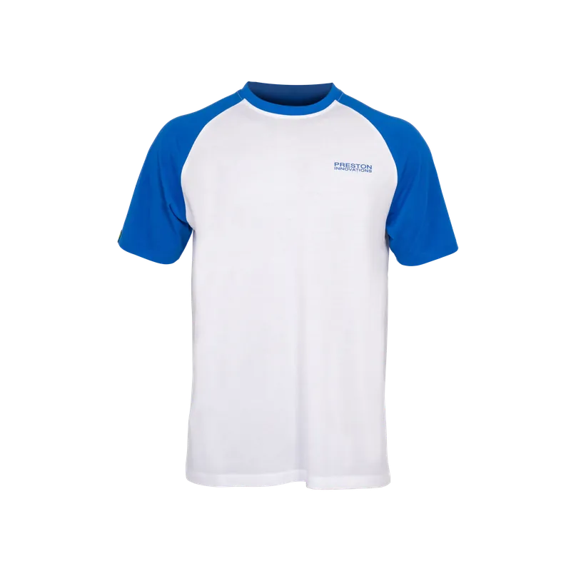 Hit Sezóny Preston Lightweight White Raglan T-Shirt - XL