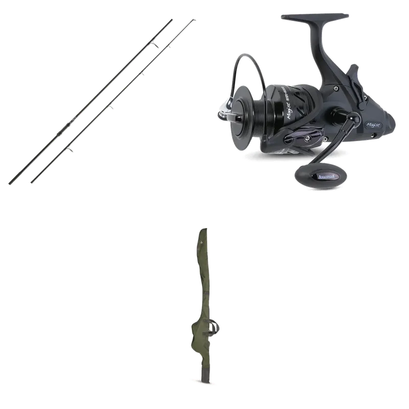Časově Omezené Anaconda Karpfen-Set Magist 50 13ft 3,5lb + Magist BTR-6000 + Magist Single Jacket 13 ft