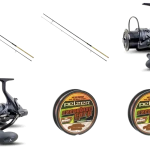 Karpfen Komplett Set 2x Pelzer Bondage Cork 12ft 2,75lbs + 2x Anaconda Rock Hopper BTR 6000 + 2x Pelzer Executive Carp Line 0,28mm 400m Rychlé Dodání