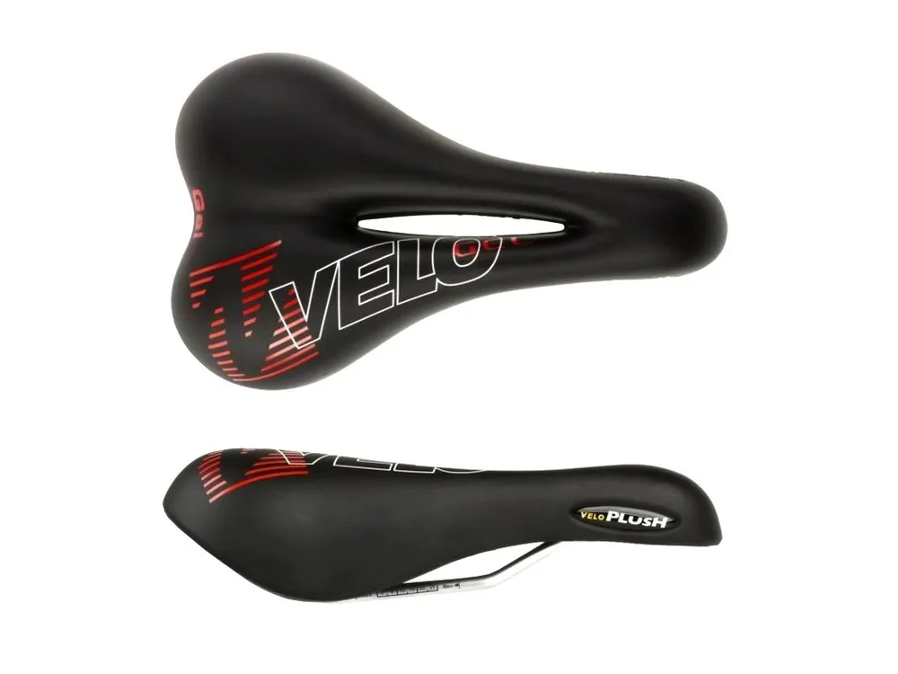 Sedlo MTB VELO Plush gel pánské s dírou Speciální Cena