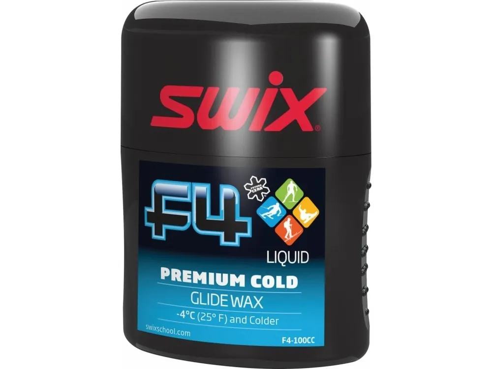 Nová Kolekce Skluzný vosk SWIX F4 cold tekutý 100ml