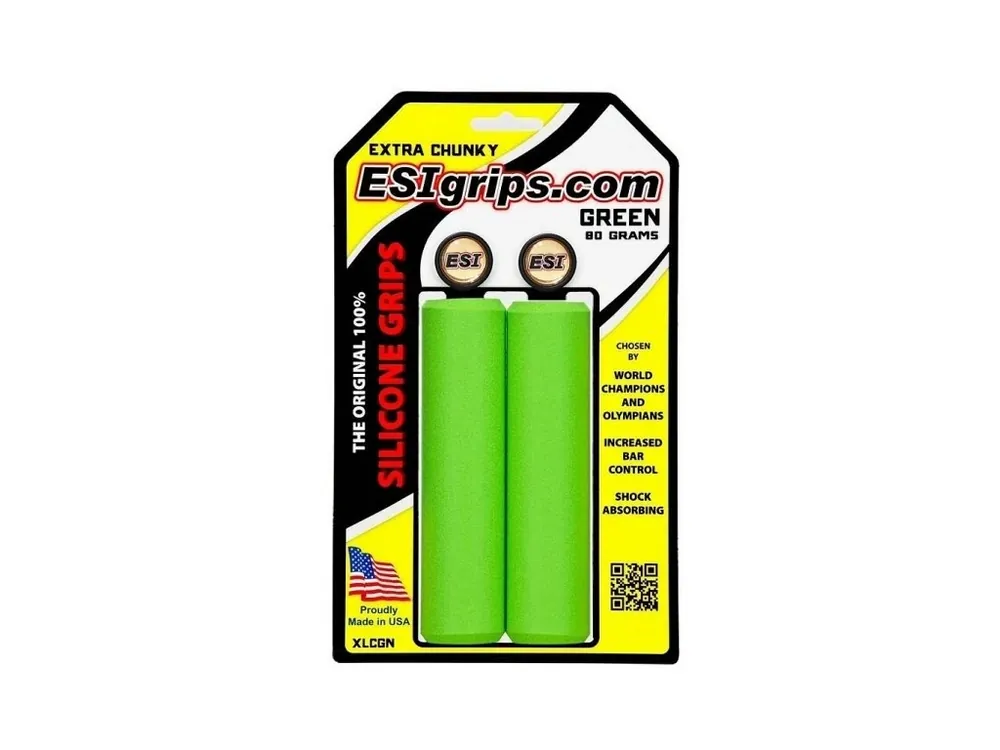 Oblíbený gripy ESI Chunky Extra zelené