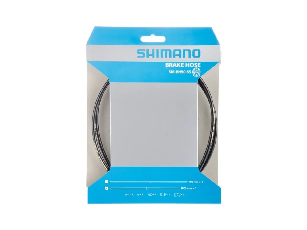 Akční Cena hadička hydraulických brzd Shimano SM-BH90-SS Deore 1000mm černá original balení