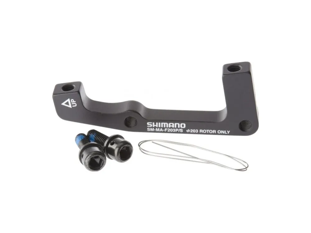 Rychlé Dodání adaptér kotoučové brzdy Shimano přední 203mm standard original balení