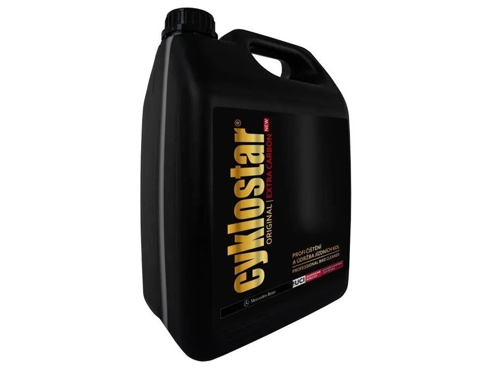 Výprodej čistič kol CykloStar originál Extra Carbon new 5l servisní balení