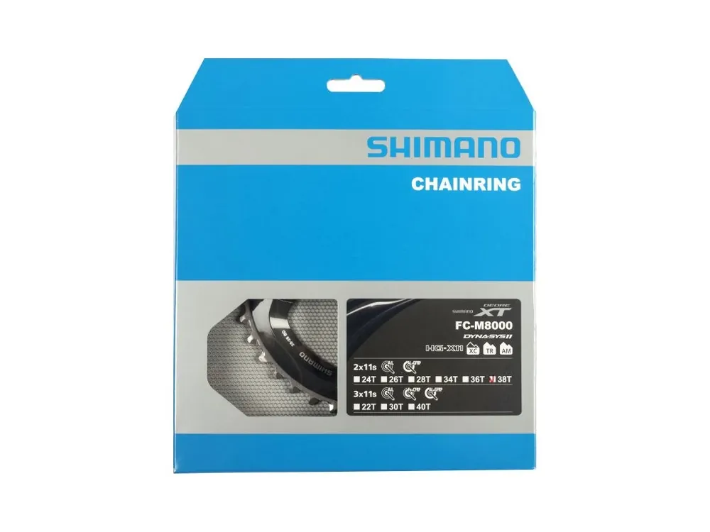 převodník 38z Shimano XT FC-M8000 2x11 4 díry Sezónní Sleva