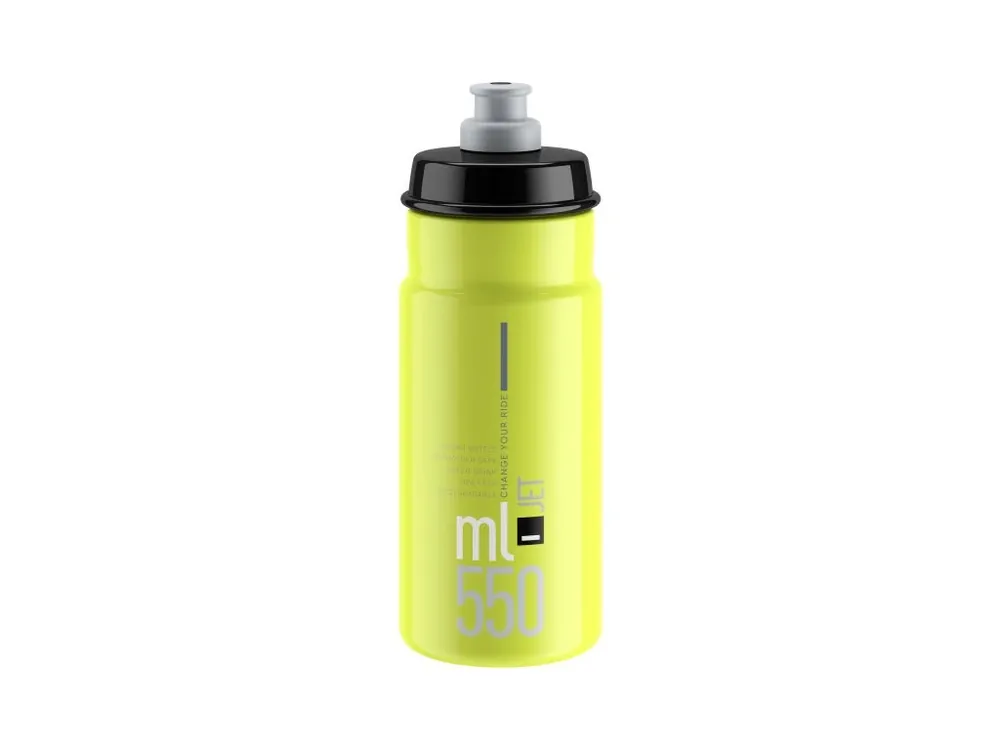 Vrácení Zdarma lahev ELITE Jet Yellow fluo černé logo, 550 ml